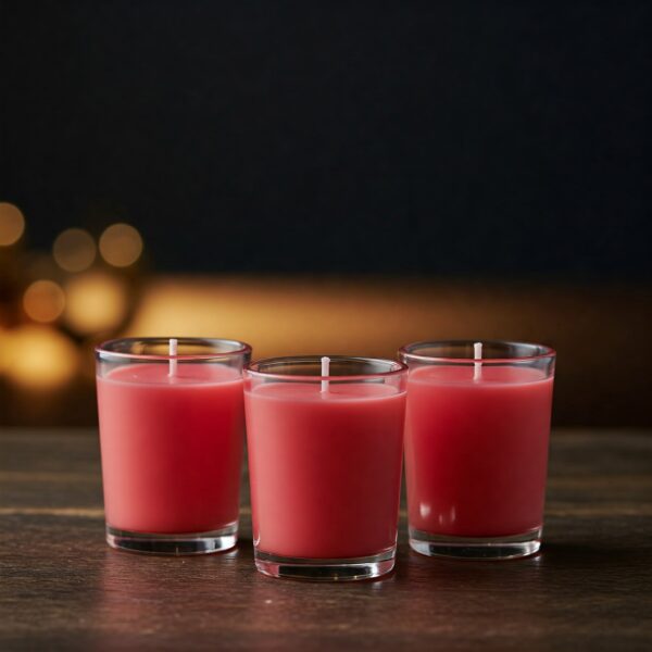 Shot Glass Rose Scented Candle – 75g (2.65 oz) - Image 5