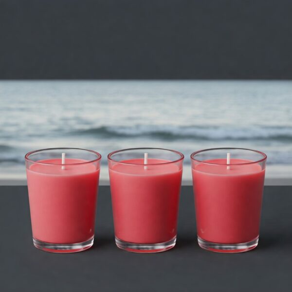 Shot Glass Rose Scented Candle – 75g (2.65 oz) - Image 4