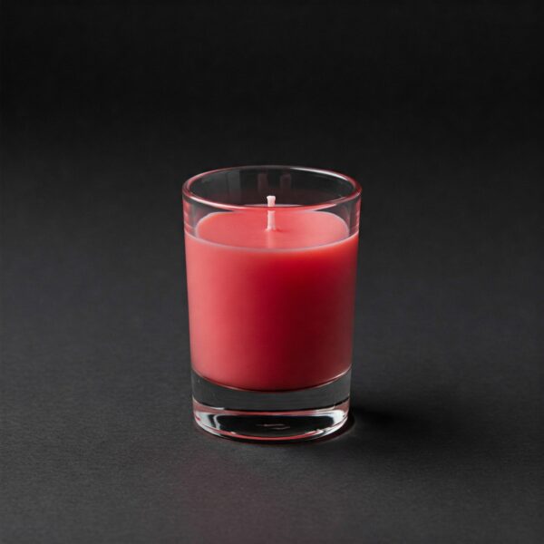 Shot Glass Rose Scented Candle – 75g (2.65 oz) - Image 3