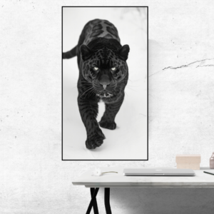Fearless Focus – Black Panther Canvas Wall Art