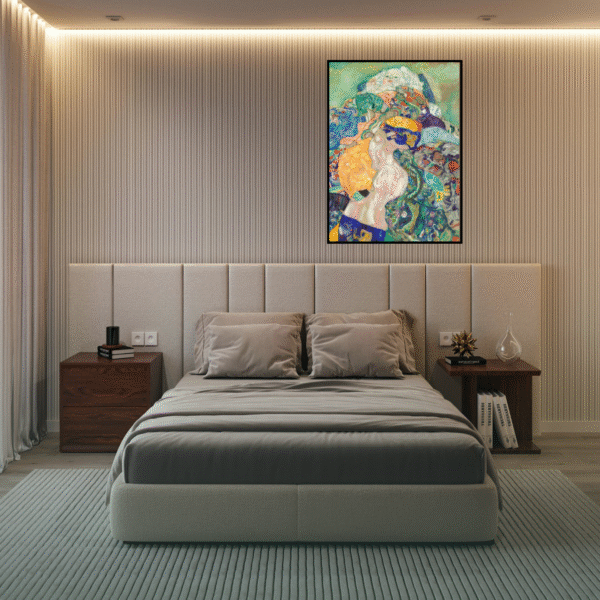 The Embrace of Flow Canvas Painting Art O Hub - Image 3