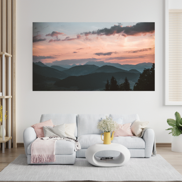 Twilight Peaks Canvas Painting Art O Hub - Image 3