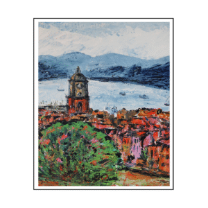 Mediterranean Vista Canvas Painting Art O Hub
