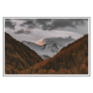 Golden Valley Peaks Canvas Painting Art O Hub