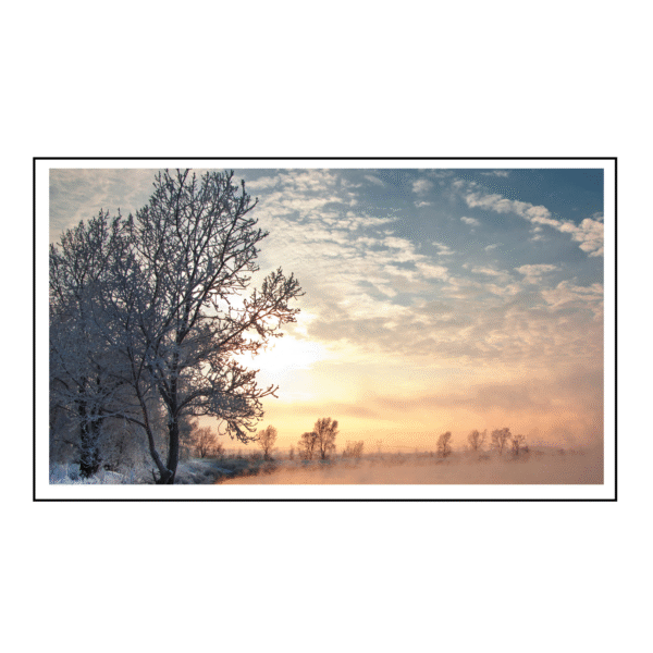 Frozen Dawn Canvas Painting Art O Hub