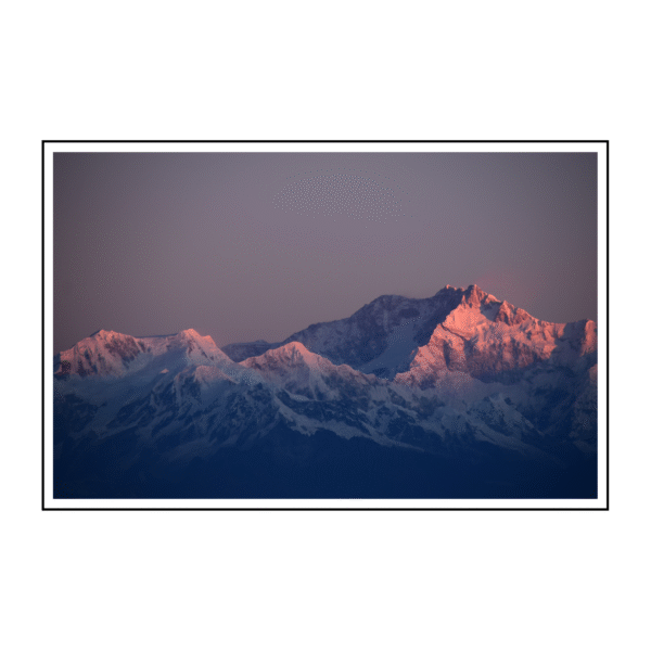 Alpenglow Serenity Canvas Painting Art O Hub