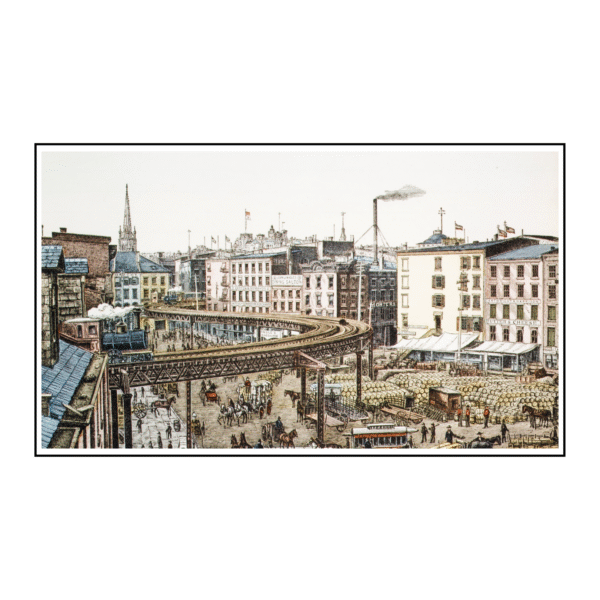 Metropolitan Echoes Canvas Painting Art O Hub