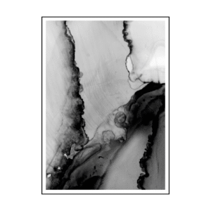 Monochrome Strata Canvas Painting Art O Hub