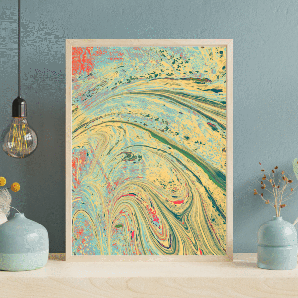 Ethereal Marbling Canvas Painting Art O Hub - Image 2
