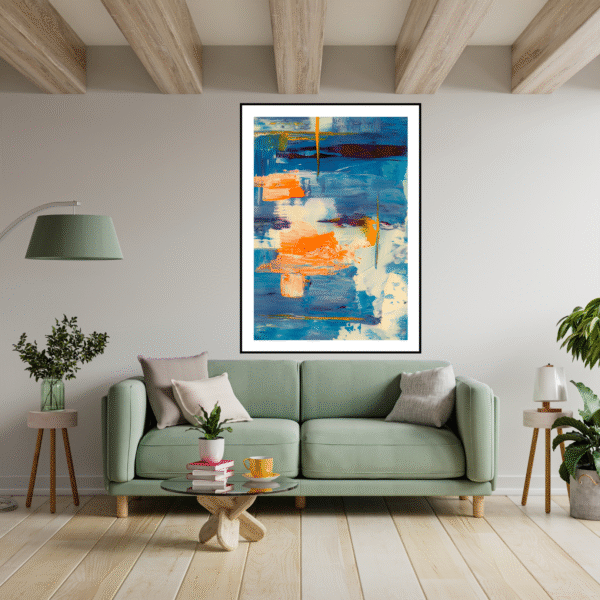Oceanic Flare Canvas Painting Art O Hub - Image 3
