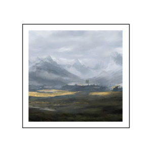 Cypress Serenity Canvas Painting Art O Hub