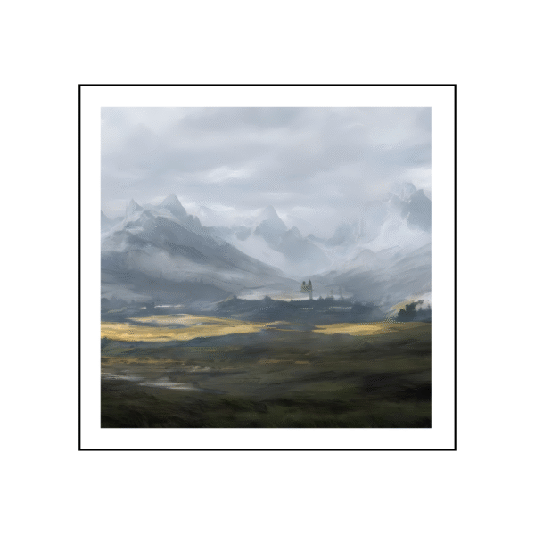 Cypress Serenity Canvas Painting Art O Hub