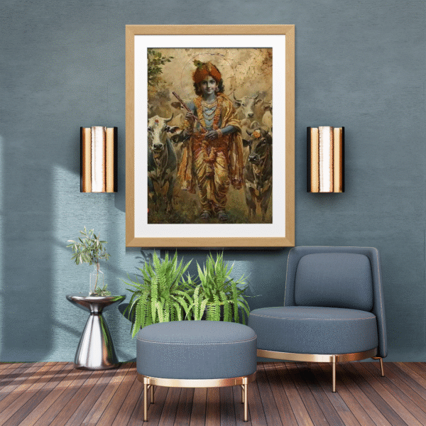 Krishna's Divine Intervention by Artohub - Image 3