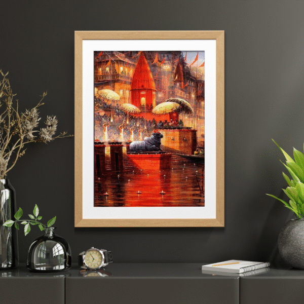 Varanasi Ganga Aarti - Sacred Glow by Artohub - Image 2