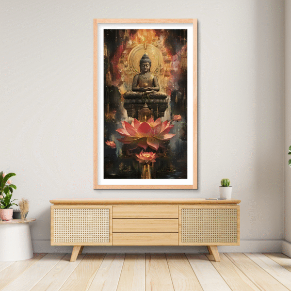 Buddha Lotus Serenity by Art O Hub - Image 2