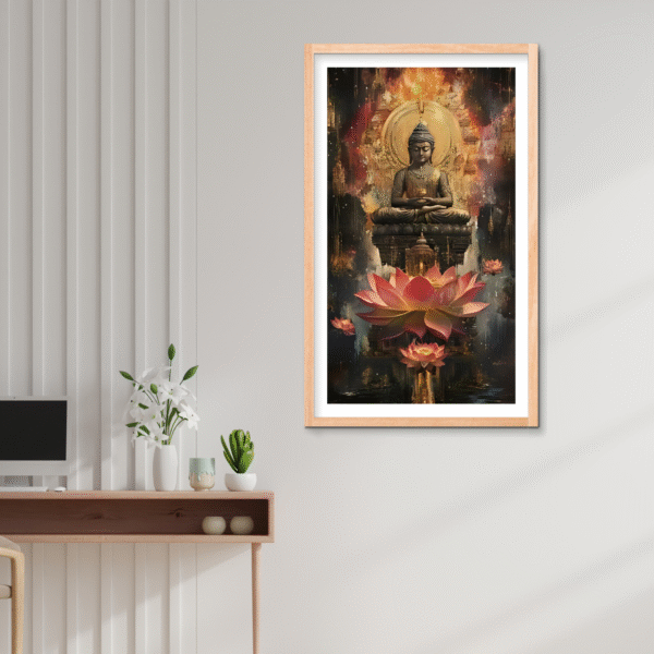 Buddha Lotus Serenity by Art O Hub - Image 3