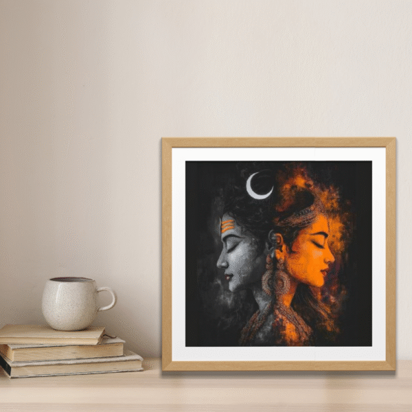 Flames of Ascendancy – Shiva in Moonlit Wrath - Image 4