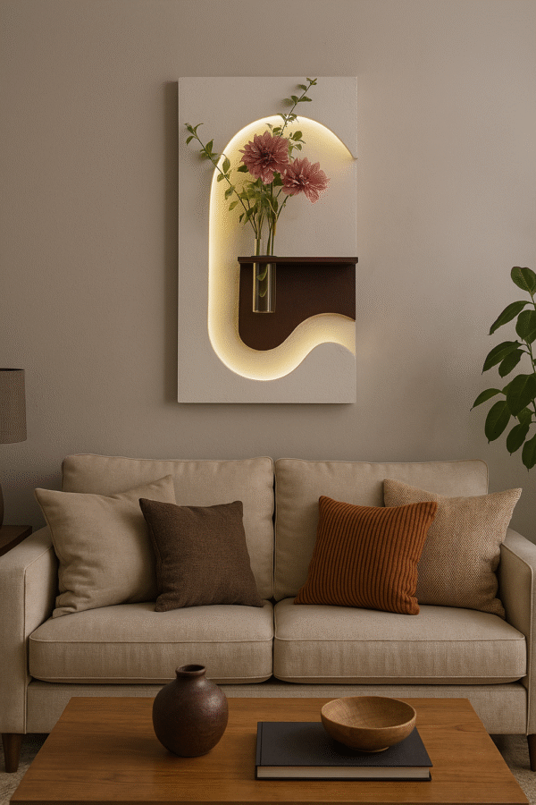 The Blossom Curve - Radiant Floral Sconce by Art O Hub - Image 2