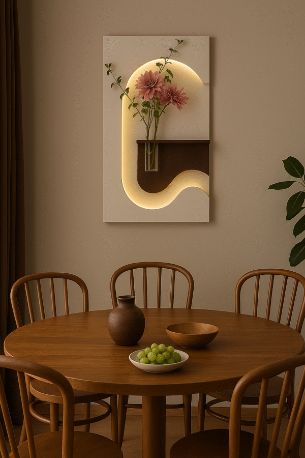 The Blossom Curve - Radiant Floral Sconce by Art O Hub - Image 3