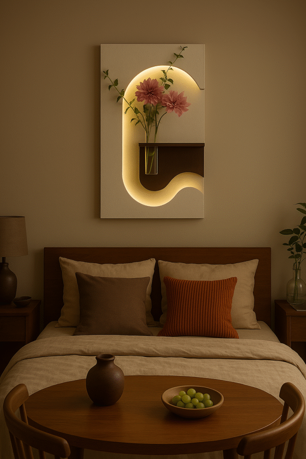 The Blossom Curve - Radiant Floral Sconce by Art O Hub - Image 4
