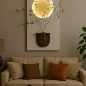 The Zen Glow - Vertical Branch Sconce by Art O Hub