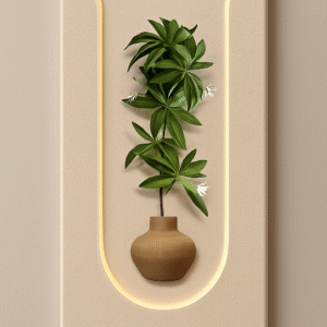 The Terra Glow - Sculptural Planter Sconce by Art O Hub