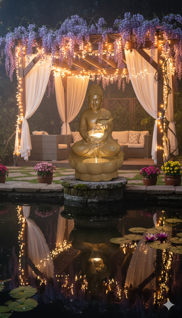 buddha fountain