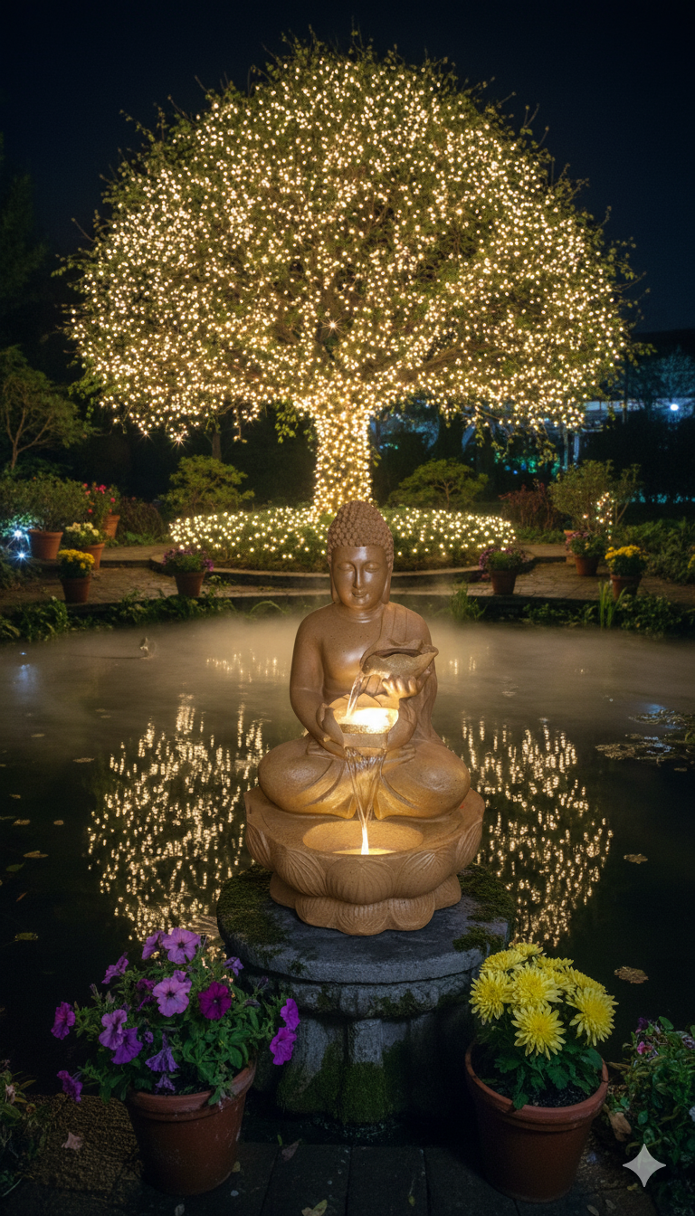 buddha fountain