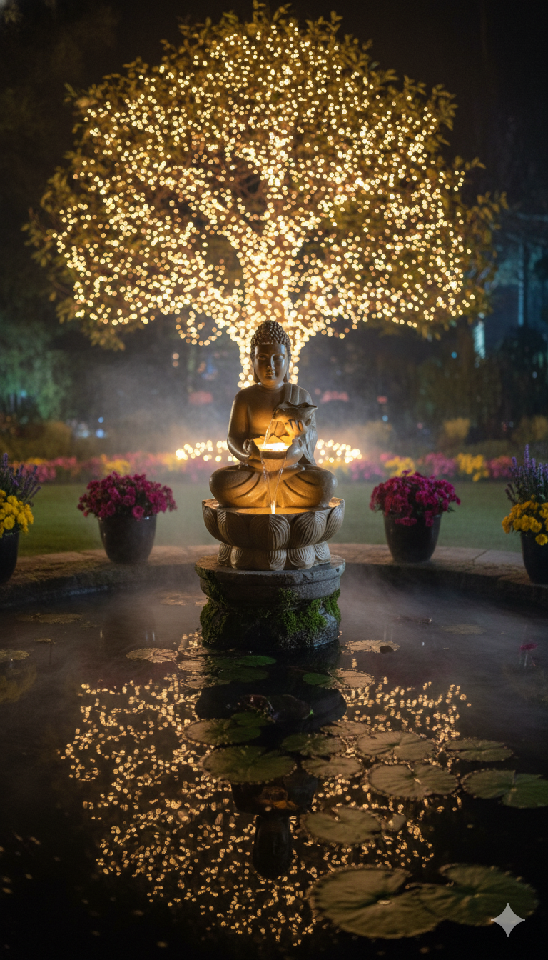 buddha fountain